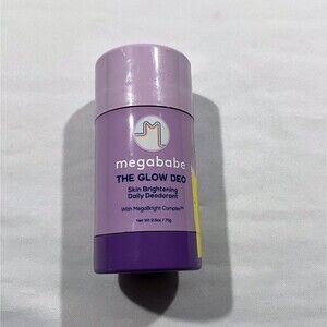 Megababe Glow Deo Daily Deodorant Stick Skin Brightening Aluminum-Free, 2.6 oz
